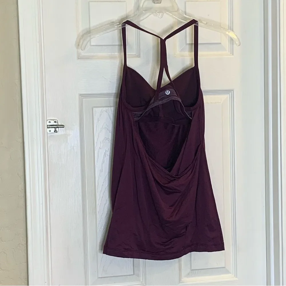 Lululemon CYB Tank In color plum/wee are from space September plum Size 6